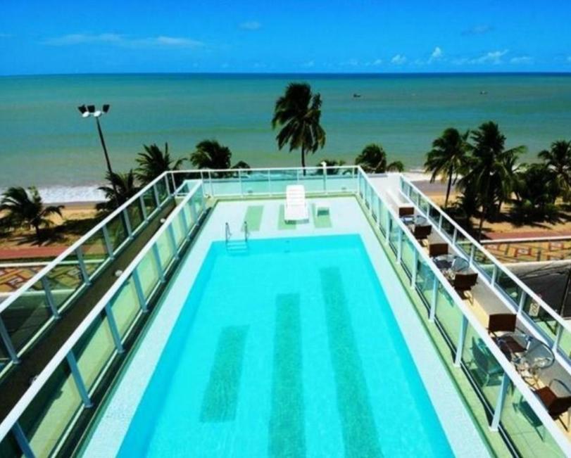 Apto Inteiro Cabo Branco Pe Na Areia João Pessoa Exterior foto